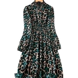 SHEIN CURVE LEOPARD DRESS SZ 2X